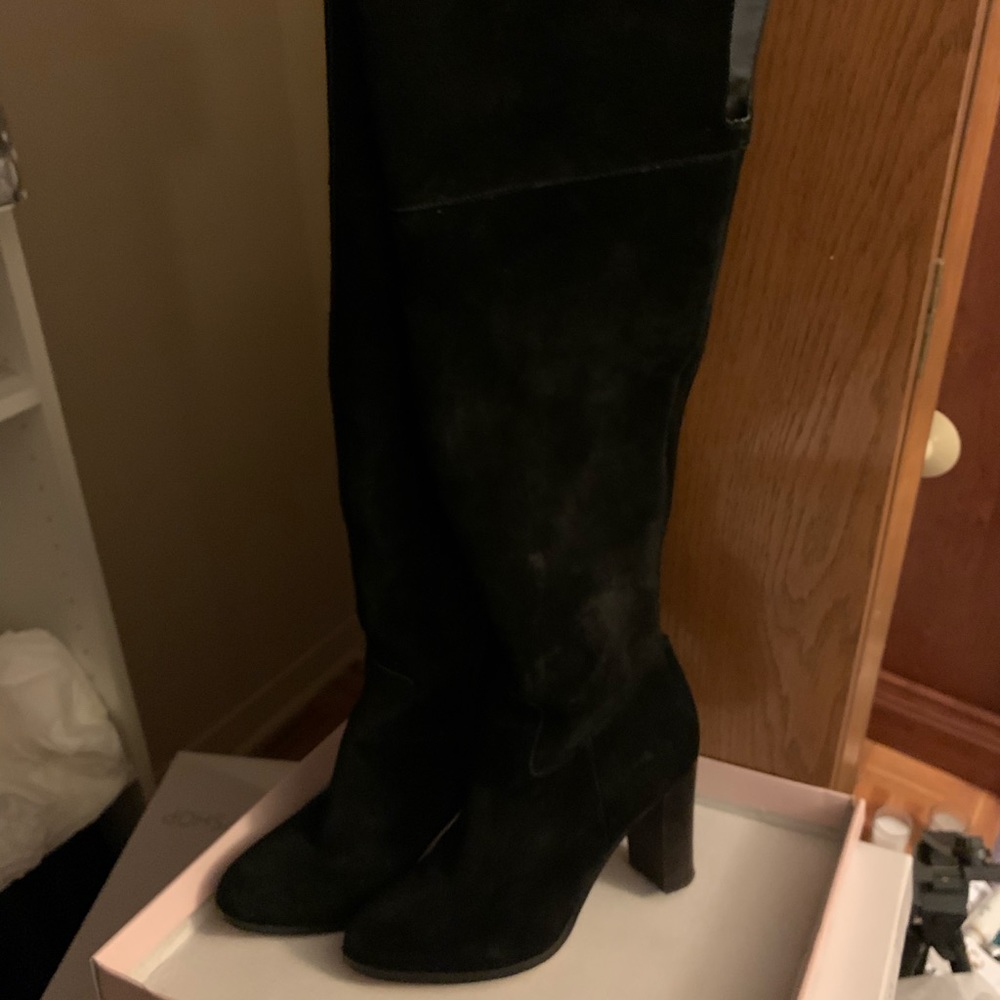 High heeled boots